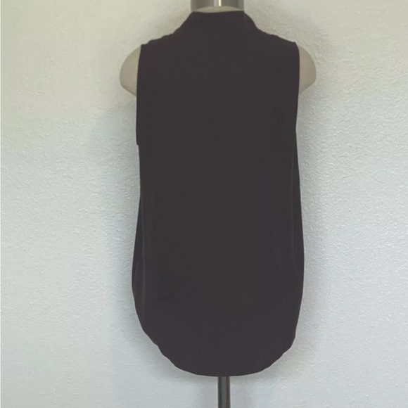FRAME  100% Silk Sleeveless Top in Bordeaux - Size S/P - Picture 7 of 7
